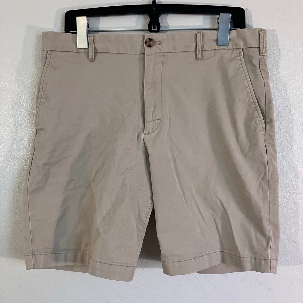 Izod Tan Chino Shorts Saltwater Stretch Men's‎ 34